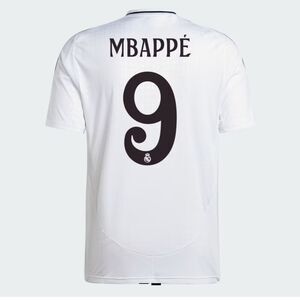 REAL MADRID KYLIAN MBAPPÉ 24/25 HOME JERSEY XL & M NWT in packaging